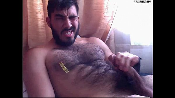 Cineabhot: Mexican muscular wolf jism on face Chacal se viene en su cara y barba